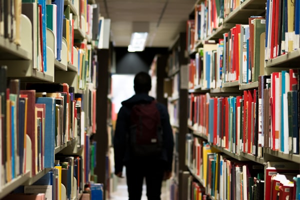 Students studying in a classroom